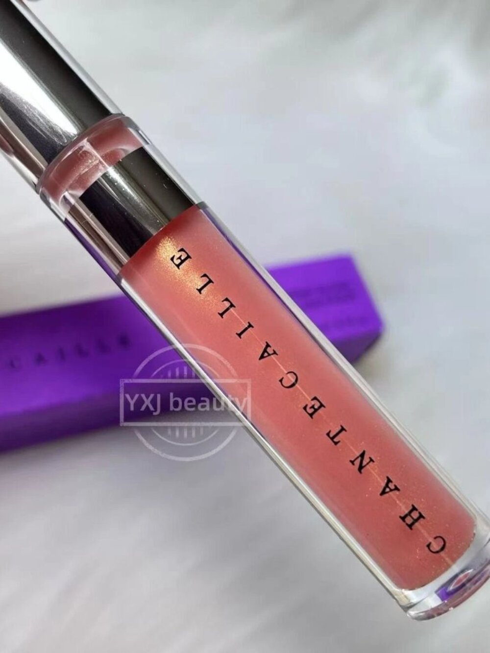 New Boxed Chantecaille Brilliant Gloss~Lucky~Full Size 3 ml/0.1 oz~Authentic